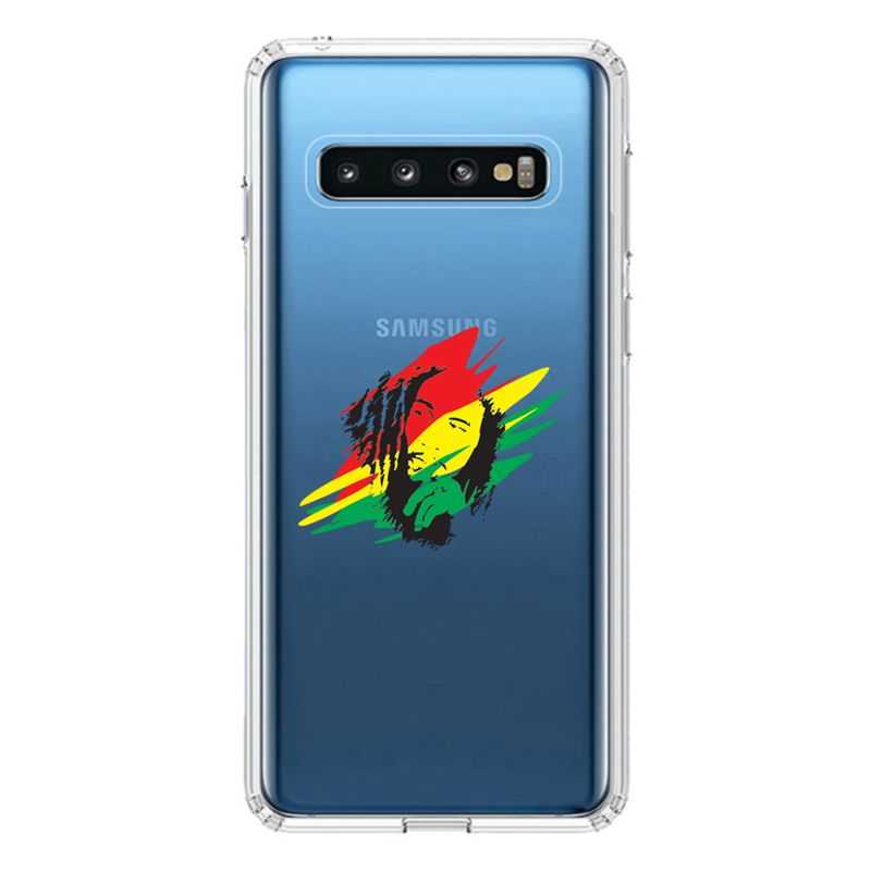 Coque Transparente Pour Samsung Galaxy S10 Plus Bob Marley Graf