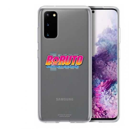Coque Transparente Pour Samsung Galaxy S20 Boruto Logo