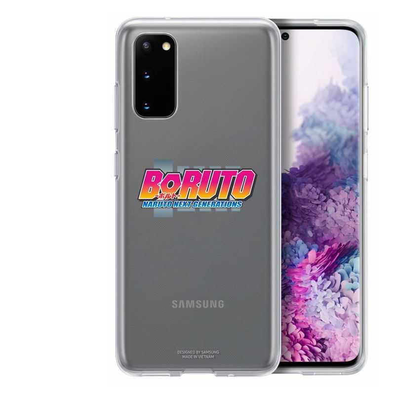 Coque Transparente Pour Samsung Galaxy S20 Boruto Logo