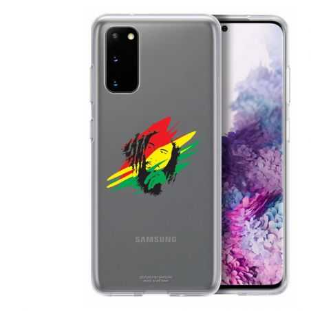 Coque Transparente Pour Samsung Galaxy S20 Bob Marley Graf