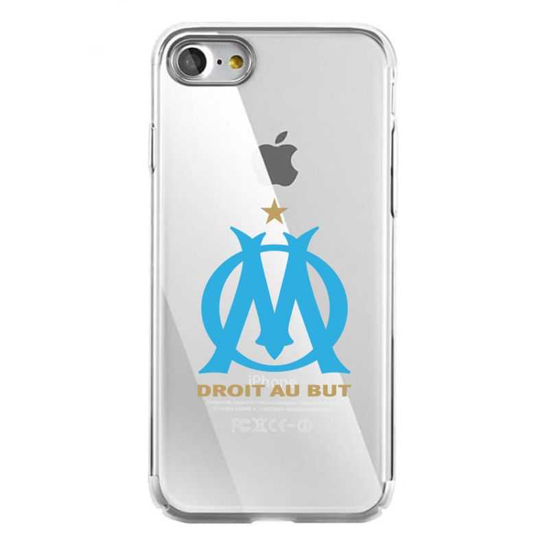 Coque Transparente Pour Iphone 7 / 8 / SE (2020) Olympique Marseille OM