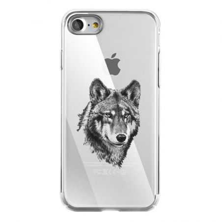 Coque Transparente Pour Iphone 7 / 8 / SE (2020) Loup
