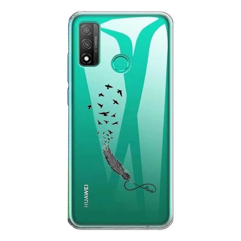 Coque Transparente Pour Huawei P Smart (2020) Plume Infini