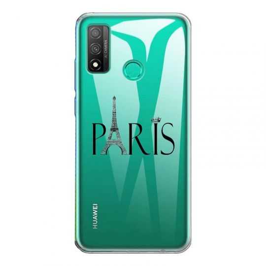 Coque Transparente Pour Huawei P Smart (2020) Paris Noir
