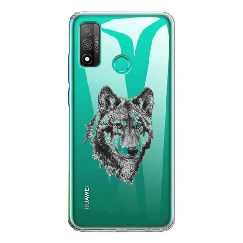Coque Transparente Pour Huawei P Smart (2020) Loup
