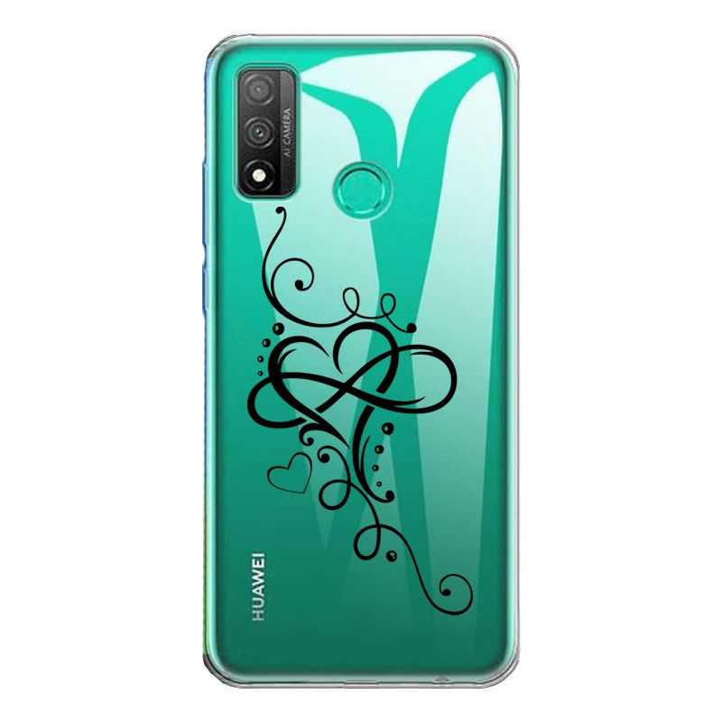Coque Transparente Pour Huawei P Smart (2020) Cœur infini