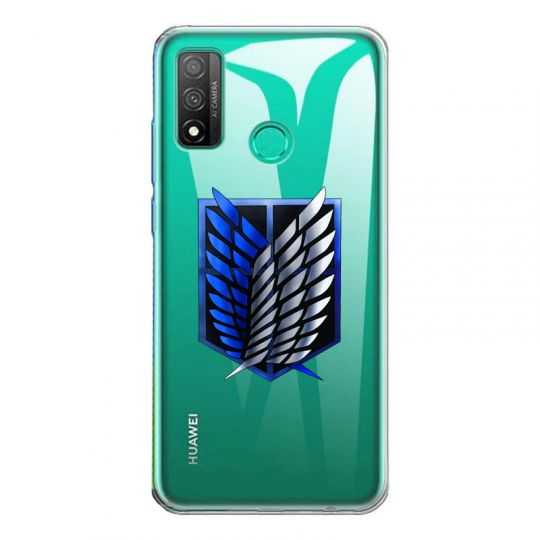Coque Transparente Pour Huawei P Smart (2020) Attaque Titan Logo