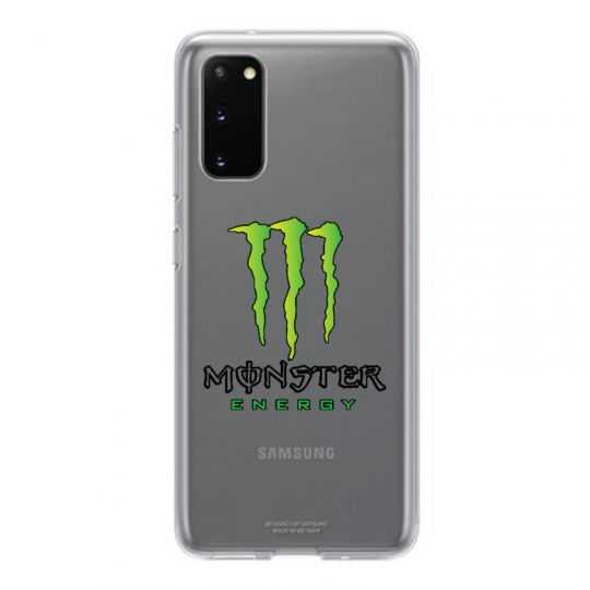 Coque Transparente Pour Samsung Galaxy S20 Plus Monster Energy