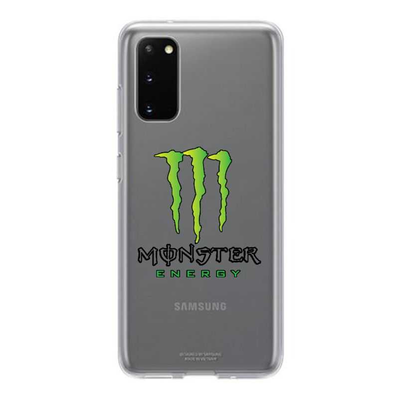 Coque Transparente Pour Samsung Galaxy S20 Plus Monster Energy