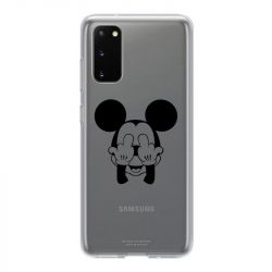Coque Transparente Pour Samsung Galaxy S20 Plus Mickey doigt