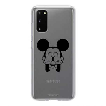 Coque Transparente Pour Samsung Galaxy S20 Plus Mickey doigt