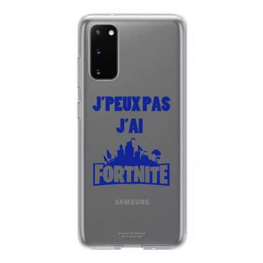 Coque Transparente Pour Samsung Galaxy S20 Plus Jpeux pas jai Fortnite