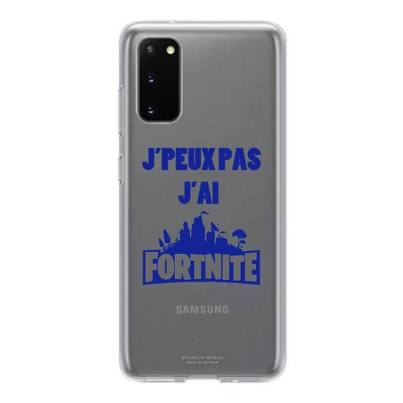 Coque Transparente Pour Samsung Galaxy S20 Plus Jpeux pas jai Fortnite