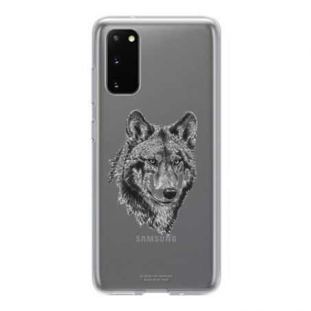 Coque Transparente Pour Samsung Galaxy S20 Plus Loup