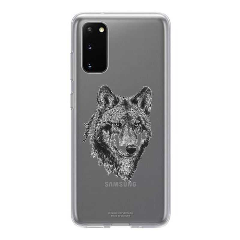 Coque Transparente Pour Samsung Galaxy S20 Plus Loup