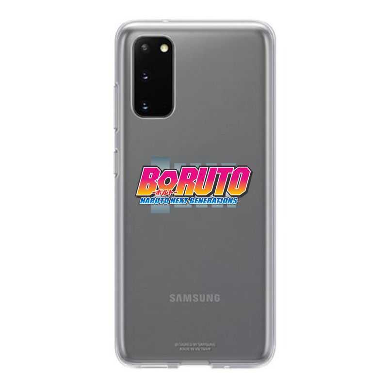Coque Transparente Pour Samsung Galaxy S20 Plus Boruto Logo