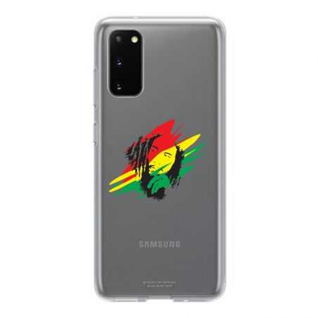 Coque Transparente Pour Samsung Galaxy S20 Plus Bob Marley Graf