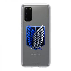 Coque Transparente Pour Samsung Galaxy S20 Plus Attaque Titan Logo