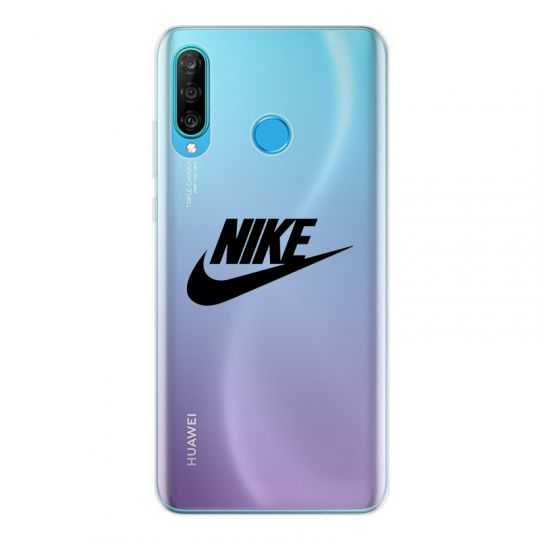 Coque Transparente Pour Huawei P30 Lite Nike