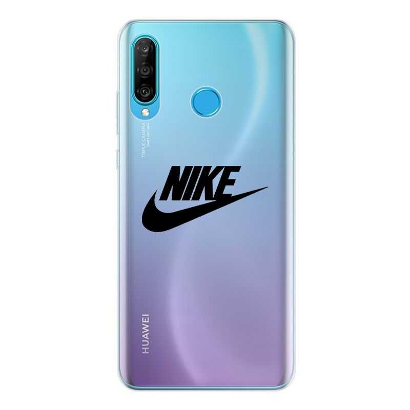 Coque Transparente Pour Huawei P30 Lite Nike