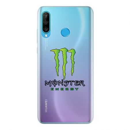 Coque Transparente Pour Huawei P30 Lite Monster Energy