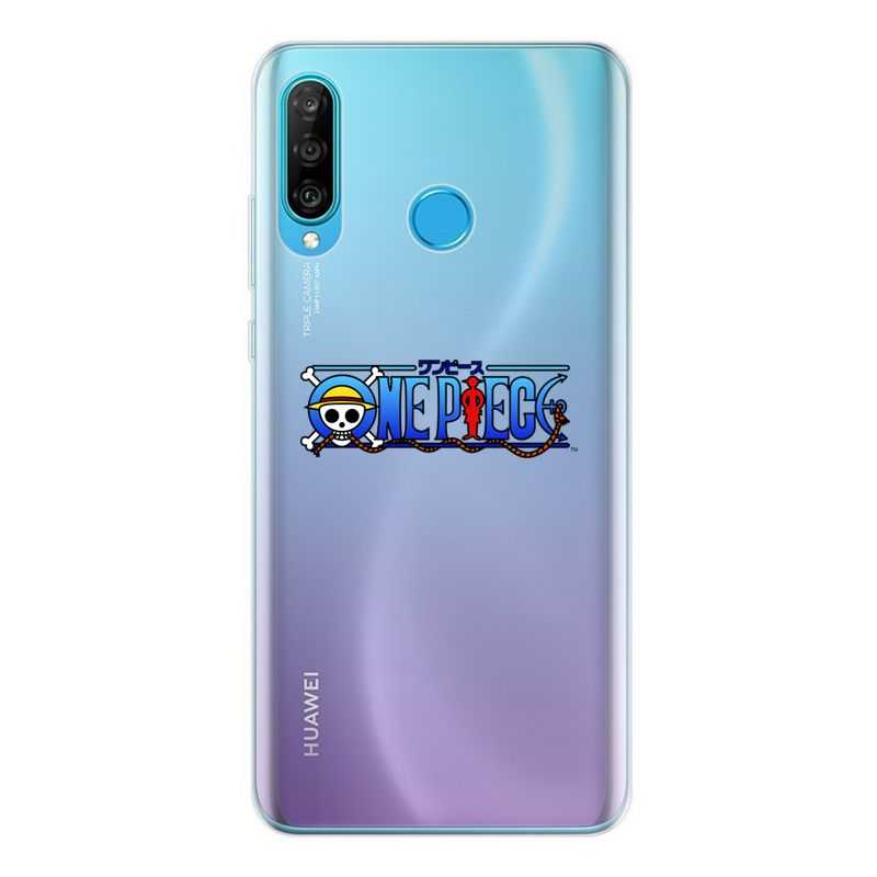 Coque Transparente Pour Huawei P30 Lite One Piece Logo