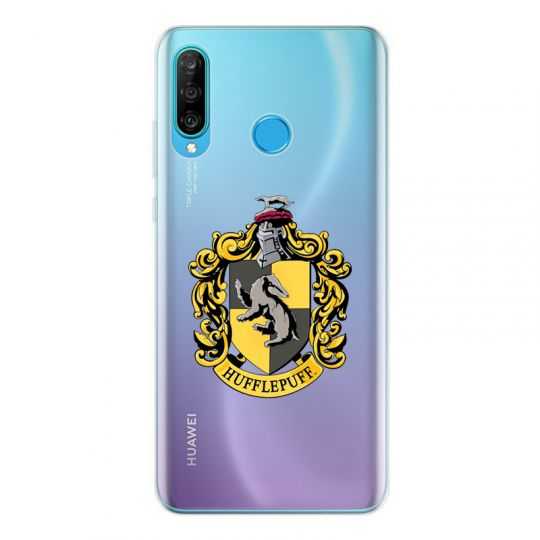 Coque Transparente Pour Huawei P30 Lite Harry Potter Hufflepuff