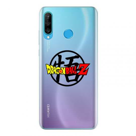 Coque Transparente Pour Huawei P30 Lite Dragon Ball Logo