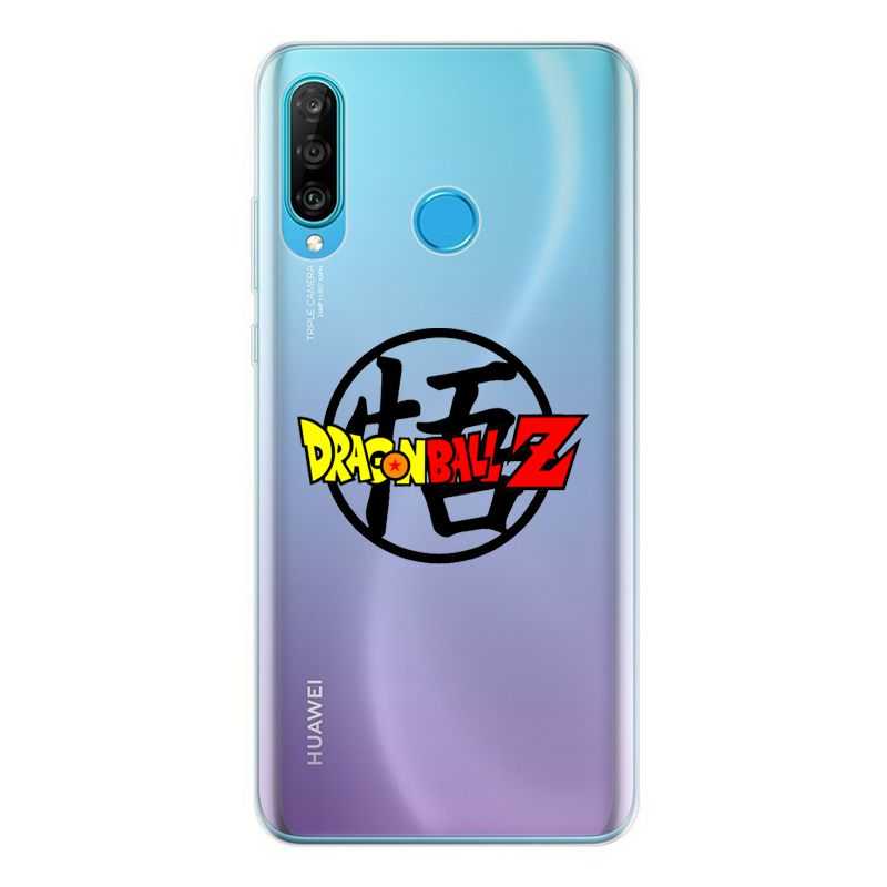 Coque Transparente Pour Huawei P30 Lite Dragon Ball Logo