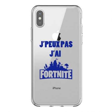 Coque Transparente Pour Iphone X / XS Jpeux pas jai Fortnite