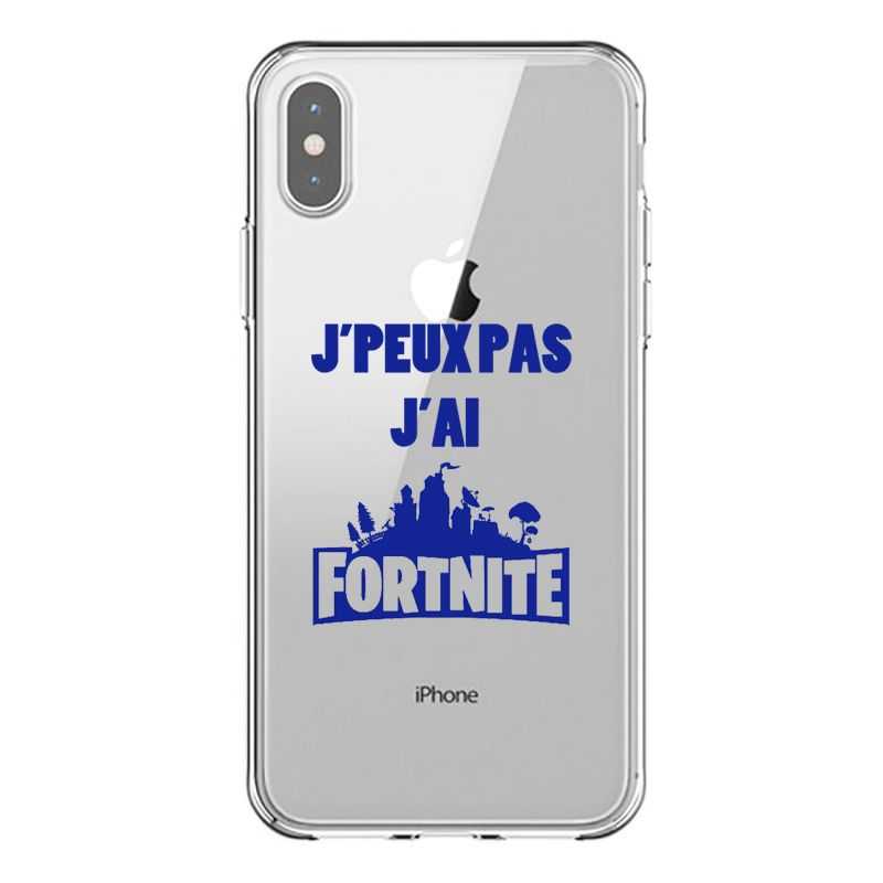 Coque Transparente Pour Iphone X / XS Jpeux pas jai Fortnite