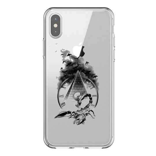 Coque Transparente Pour Iphone X / XS Scorpion
