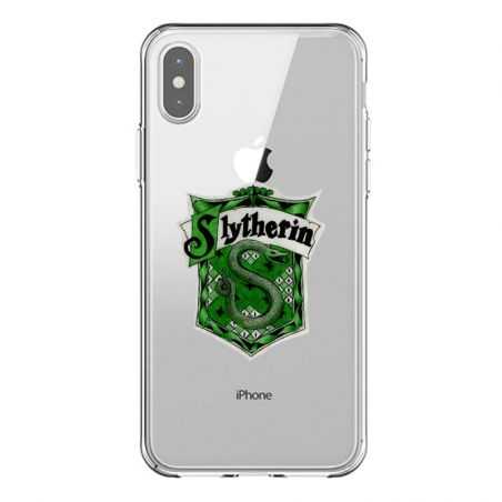 Coque Transparente Pour Iphone X / XS Harry Potter Slytherin