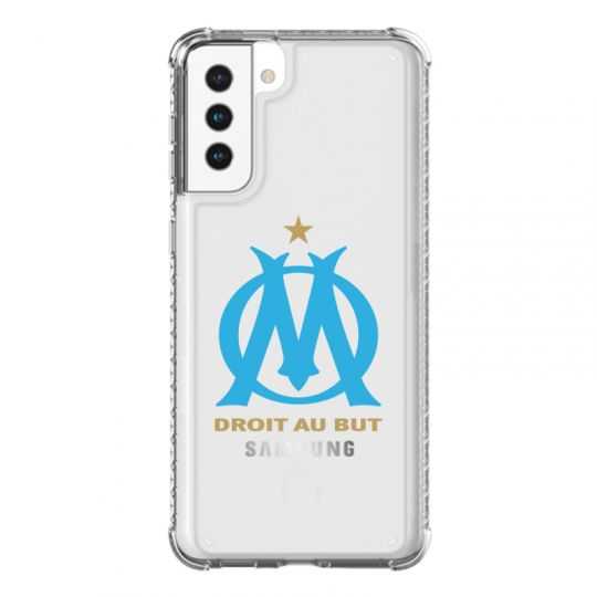 Coque Transparente Pour Samsung Galaxy S21 Plus Olympique Marseille OM
