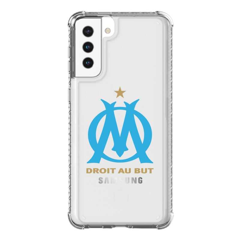 Coque Transparente Pour Samsung Galaxy S21 Plus Olympique Marseille OM