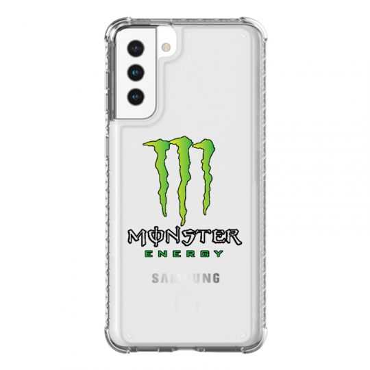 Coque Transparente Pour Samsung Galaxy S21 Plus Monster Energy