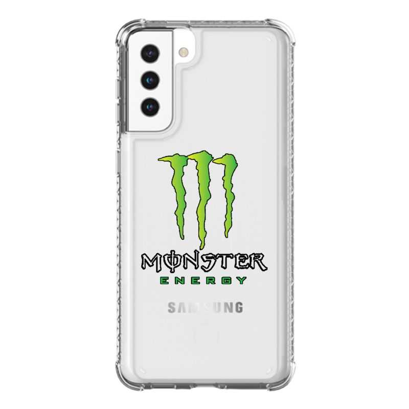 Coque Transparente Pour Samsung Galaxy S21 Plus Monster Energy