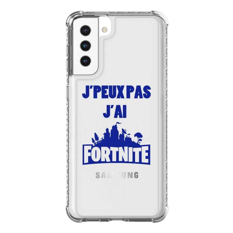 Coque Transparente Pour Samsung Galaxy S21 Plus Jpeux pas jai Fortnite