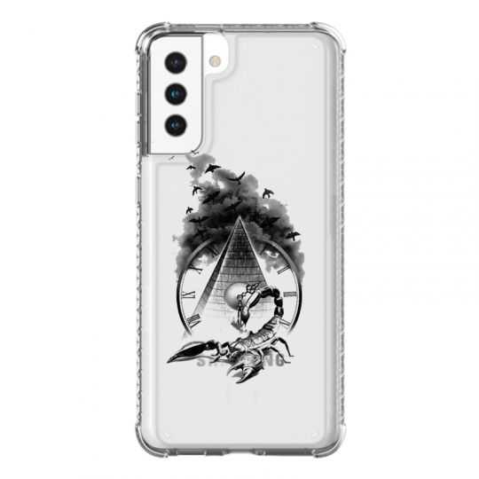 Coque Transparente Pour Samsung Galaxy S21 Plus Scorpion