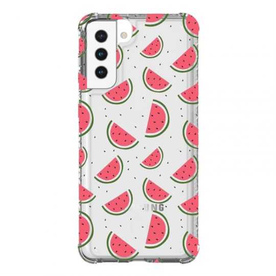 Coque Transparente Pour Samsung Galaxy S21 Plus Pasteque