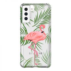 Coque Transparente Pour Samsung Galaxy S21 Plus Famant Rose
