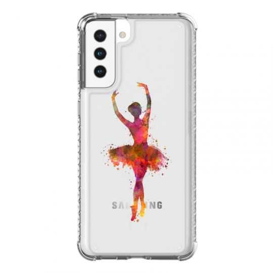 Coque Transparente Pour Samsung Galaxy S21 Plus Danseuse etoile