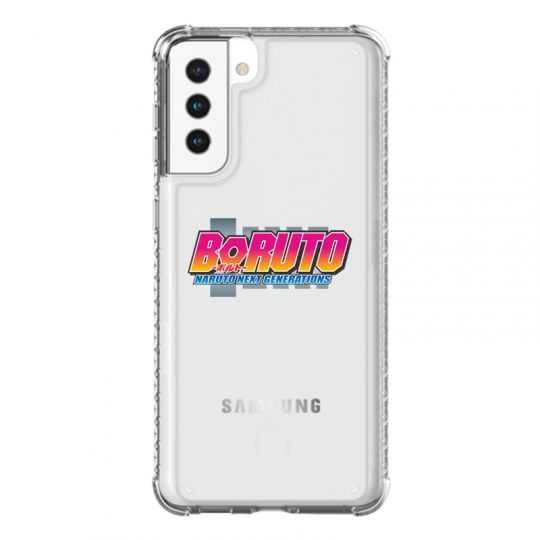 Coque Transparente Pour Samsung Galaxy S21 Plus Boruto Logo