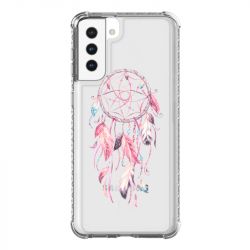 Coque Transparente Pour Samsung Galaxy S21 Plus Attrape Reve Rose