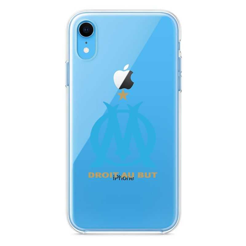 Coque Transparente Pour Iphone XR Olympique Marseille OM