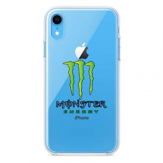 Coque Transparente Pour Iphone XR Monster Energy