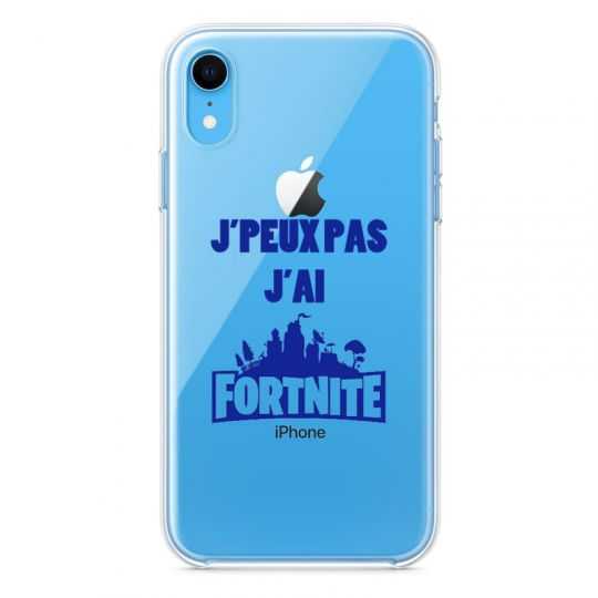 Coque Transparente Pour Iphone XR Jpeux pas jai Fortnite