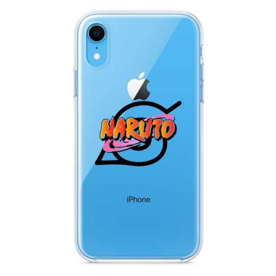 Coque Transparente Pour Iphone XR Naruto Logo