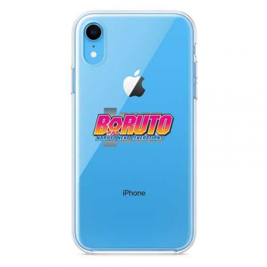 Coque Transparente Pour Iphone XR Boruto Logo