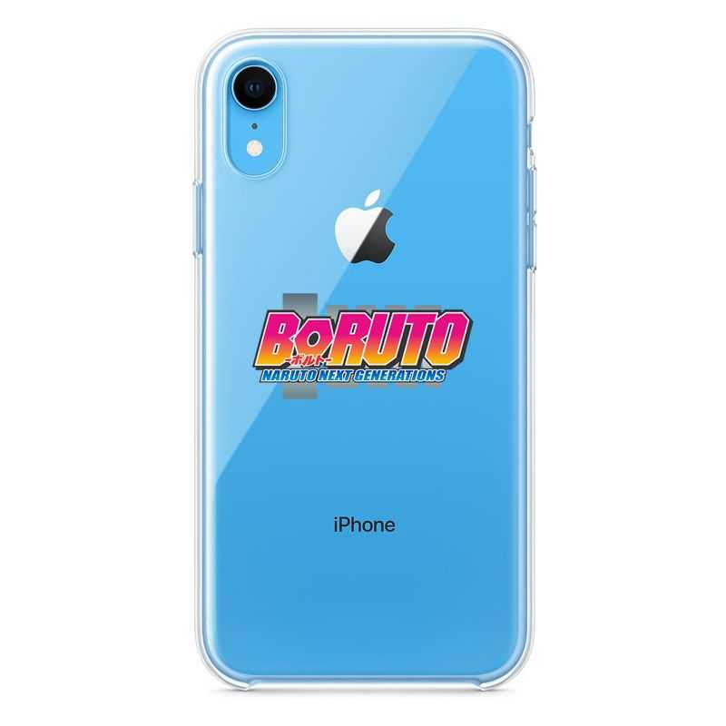 Coque Transparente Pour Iphone XR Boruto Logo